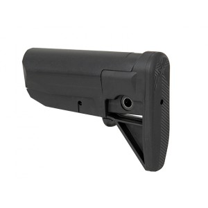 AR-15/M4 Light-Weight Polymer Stock - Black [BattleAxe]